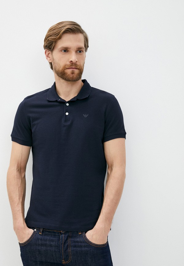 

Поло Emporio Armani, Синий
