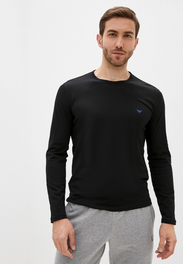 

Лонгслив домашний Emporio Armani, Черный