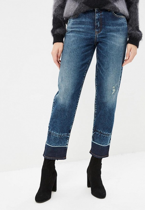 

Джинсы Emporio Armani, RELAXED FIT MEDIUM WAIST, Синий