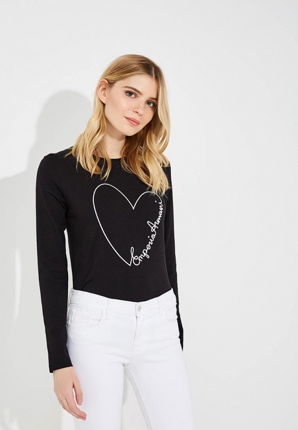 

Лонгслив Emporio Armani, Черный