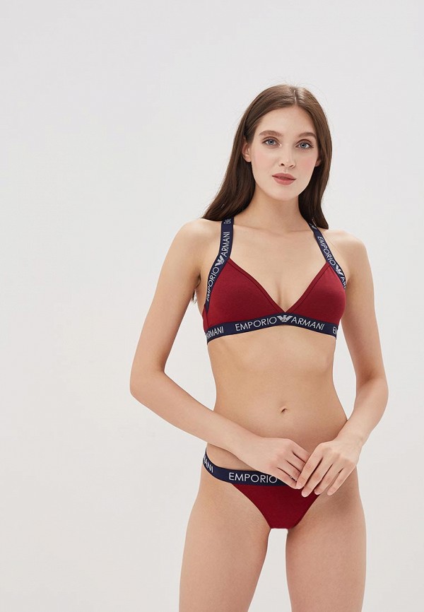 

Бюстгальтер Emporio Armani, Бордовый