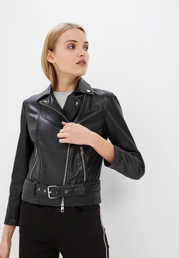 

Куртка кожаная Emporio Armani, Emporio Armani EM598EWDPUM1, Черный