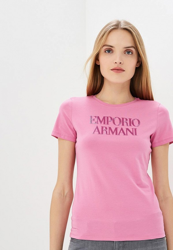 

Футболка Emporio Armani, Розовый