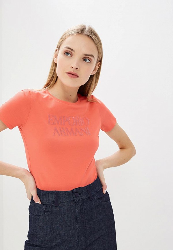 

Футболка Emporio Armani, Коралловый, Emporio Armani EM598EWDPUR7