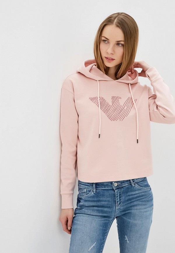 

Худи Emporio Armani, Розовый