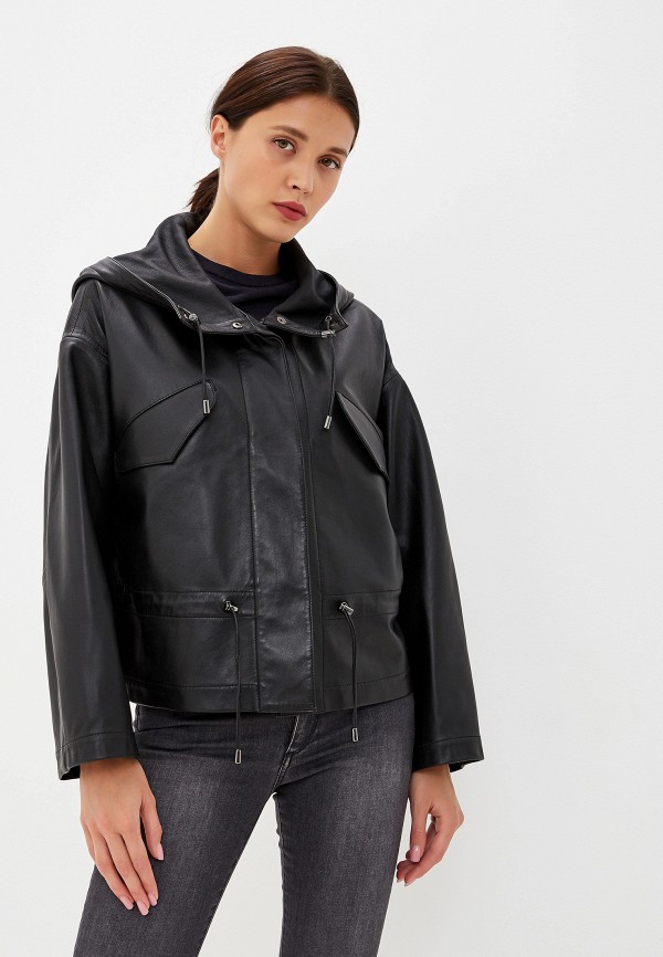 

Куртка кожаная Emporio Armani, Черный, Emporio Armani EM598EWFWJG2