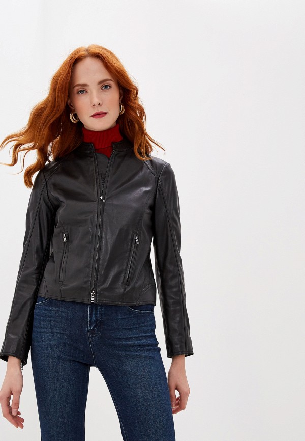 

Куртка кожаная Emporio Armani, Черный