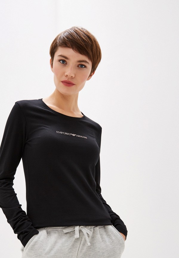 

Лонгслив домашний Emporio Armani, Черный