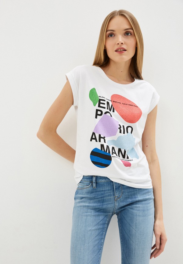 

Футболка Emporio Armani, Белый, Emporio Armani EM598EWHMXK7