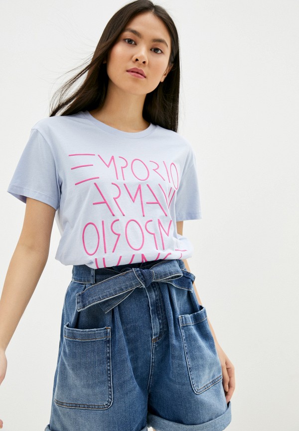 

Футболка Emporio Armani, Фиолетовый, Emporio Armani EM598EWHMXM8