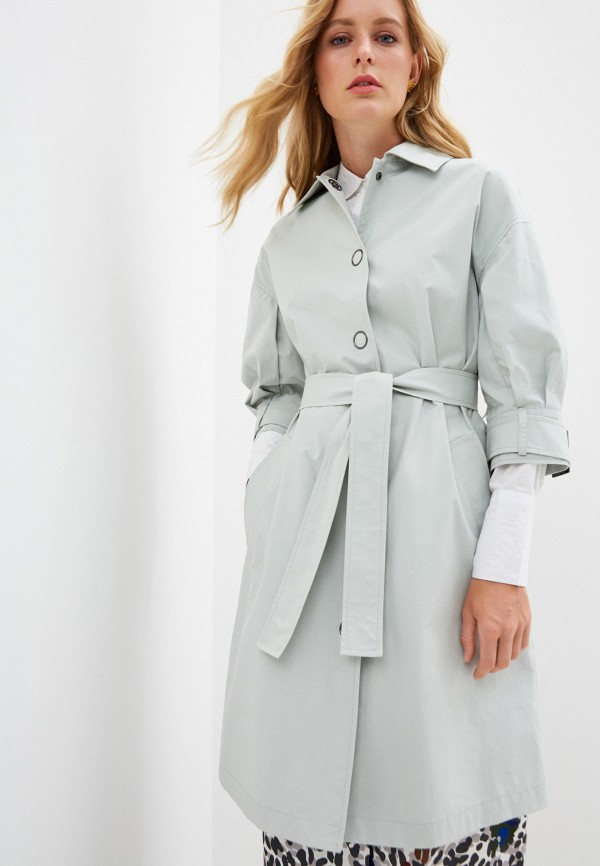 

Плащ Emporio Armani, Бирюзовый