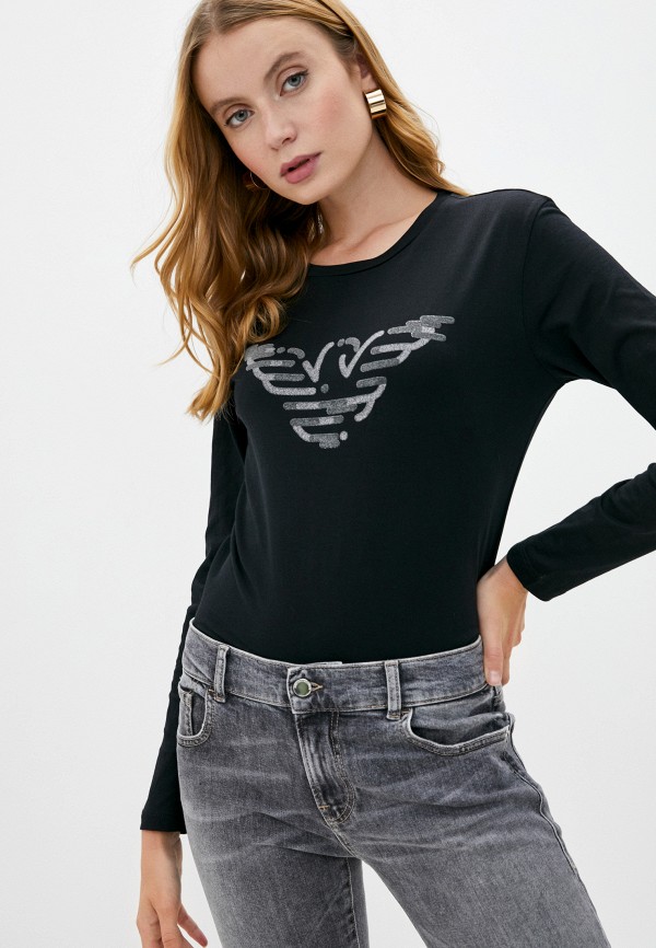 

Лонгслив Emporio Armani, Черный