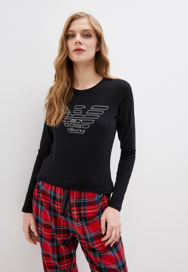 

Лонгслив домашний Emporio Armani, Черный