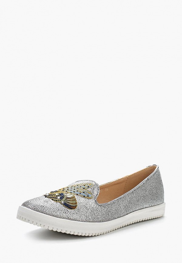 

Лоферы Encor, Серебряный