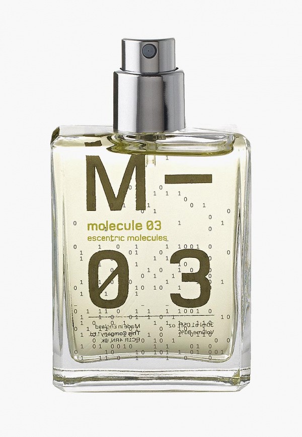 

Туалетная вода Escentric Molecules, Прозрачный, MOLECULE 03 EDT 30 мл cased