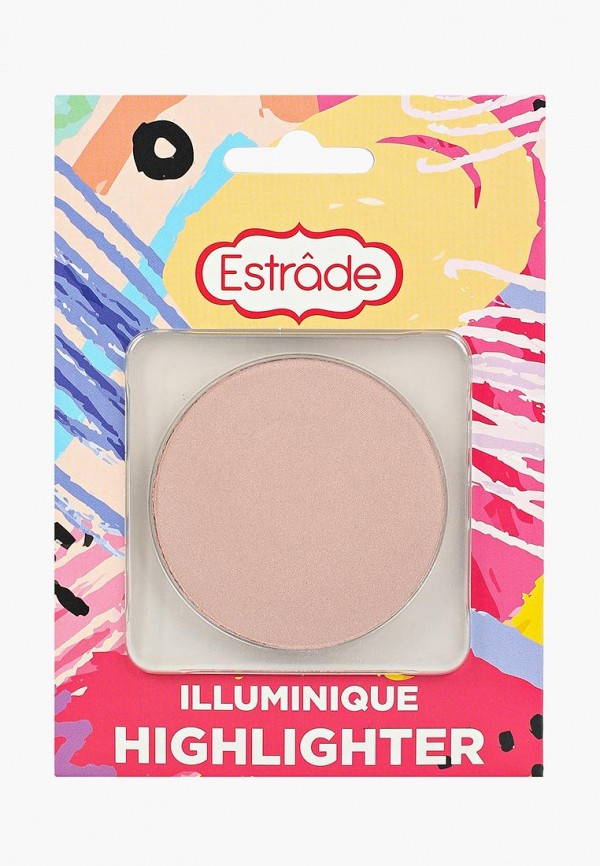 

Хайлайтер Estrade, Розовый, Illuminique 304 розовое сияние в блистере