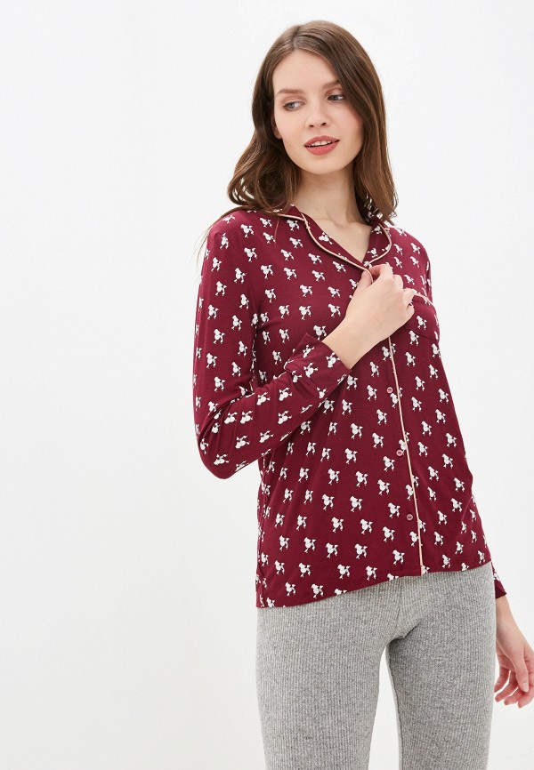 

Рубашка домашняя Etam, Бордовый, PACCO - CHEMISE ML
