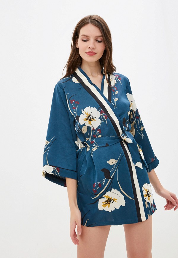 

Халат домашний Etam, Синий, BLUE POP - DESHABILLE