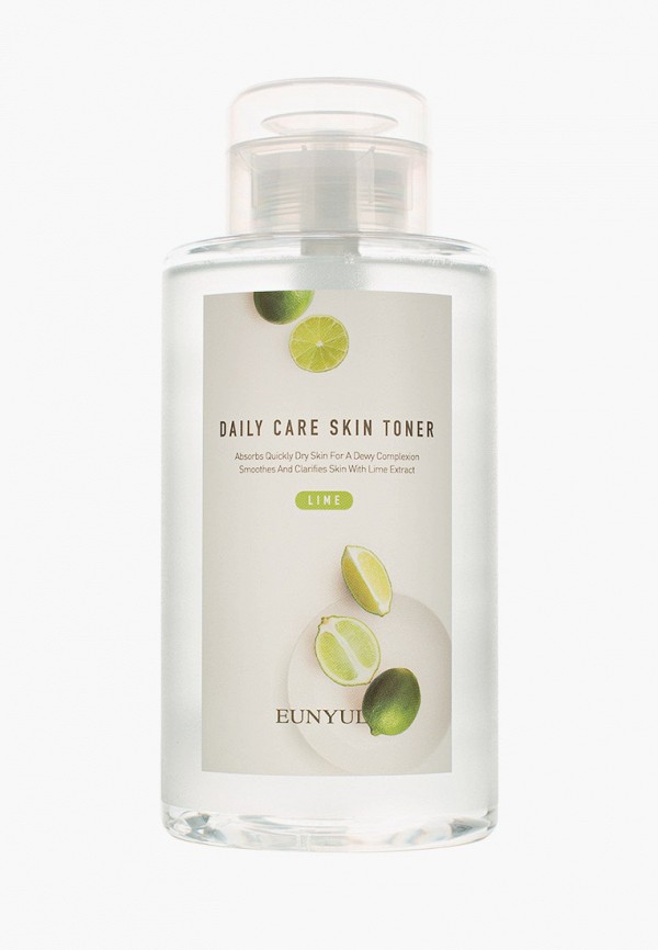 

Тонер для лица Eunyul, Прозрачный, Daily Care Lime Skin Toner, 500 мл.