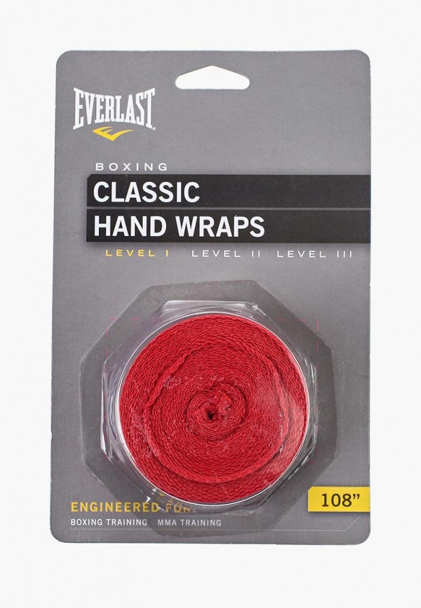 

Бинт боксерский Everlast, Красный, Бинты 2.75м