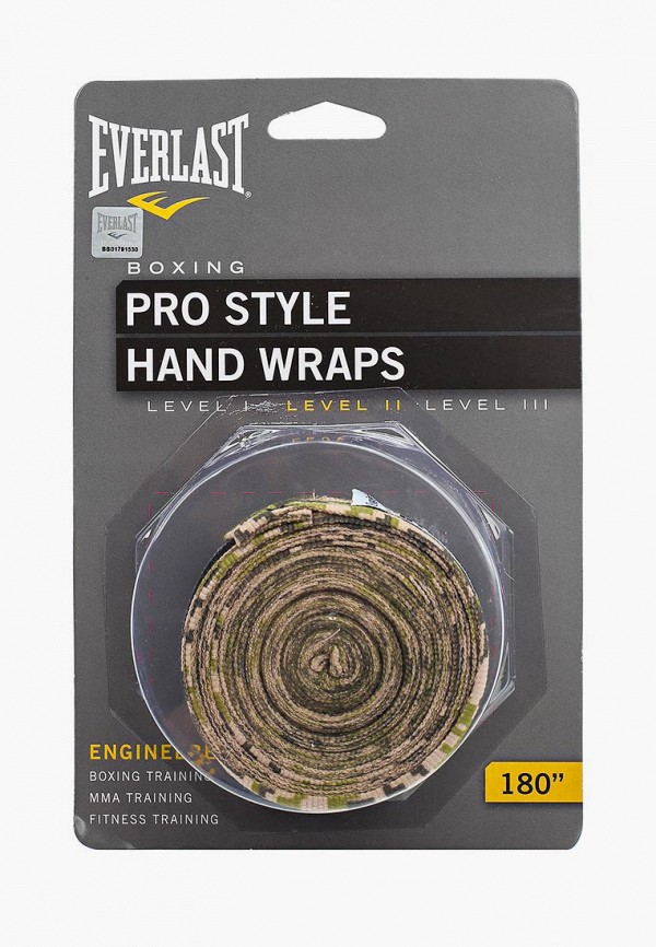 

Бинт боксерский Everlast, Хаки, Бинты 4.55м