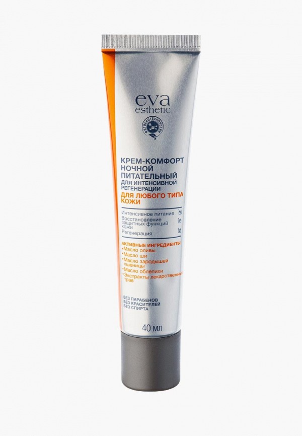 

Крем для лица Eva Esthetic, Прозрачный, для любого типа кожи питательный, 40 мл
