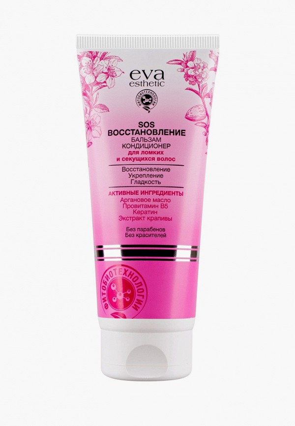 

Кондиционер для волос Eva Esthetic, Прозрачный, с кератином для ломких и секущихся волос SOS-восстановление, 200 мл