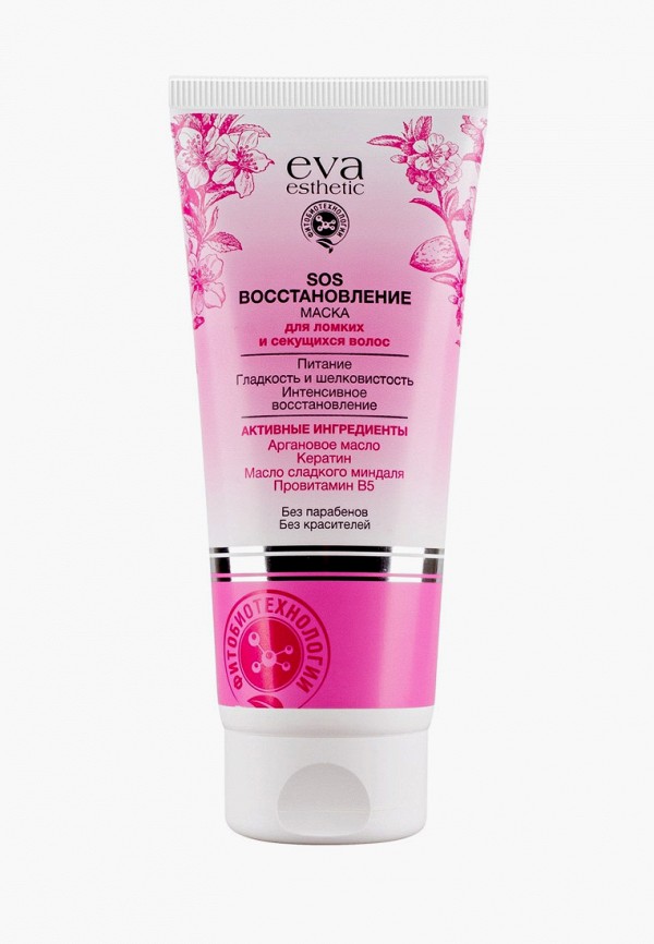 

Маска для волос Eva Esthetic, Прозрачный, для ломких и секущихся волос SOS-восстановление, 200 мл