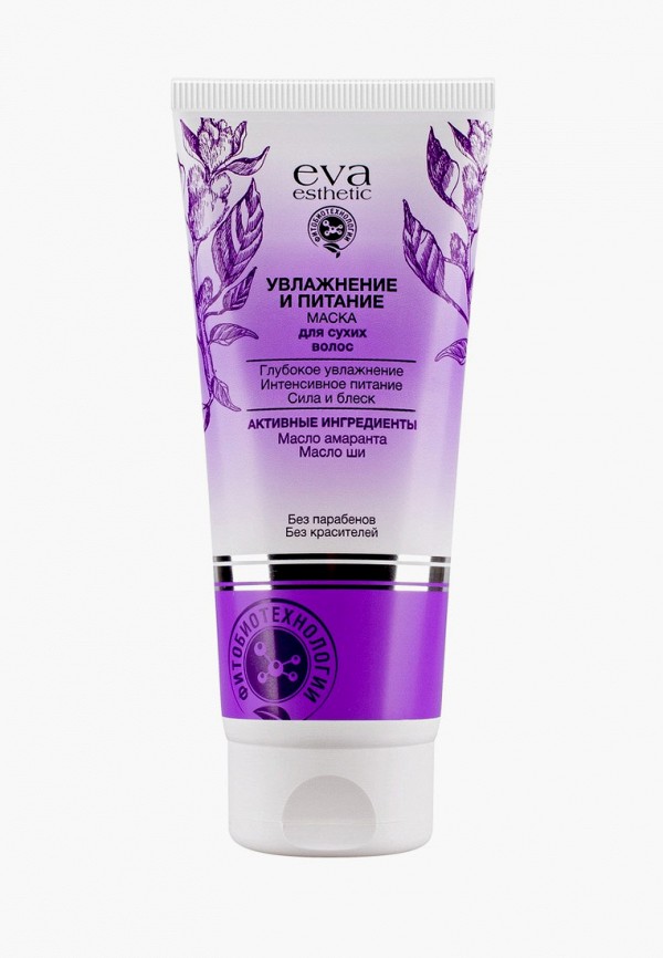 

Маска для волос Eva Esthetic, Прозрачный, с высокой концентрацией драгоценных масел амаранта и ши для сухих волос "Увлажнение и питание", 200 мл