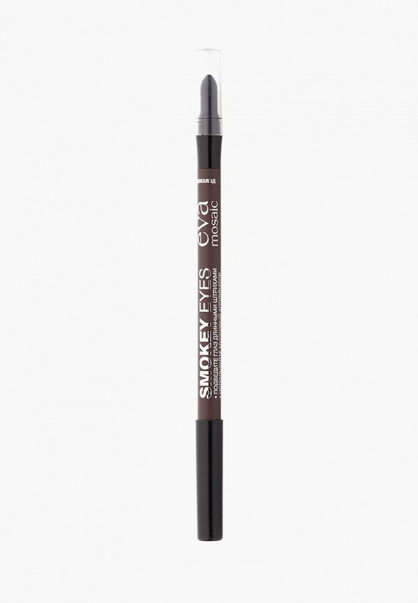 

Карандаш для глаз Eva Mosaic, Прозрачный, Smokey Eyes с аппликатором, 1.2 г, Шоколад
