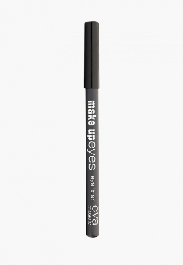 

Карандаш для глаз Eva Mosaic, Прозрачный, Make Up Eyes, 1.1 г, Серый