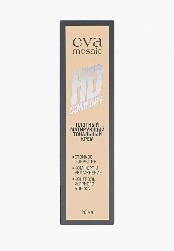 

Тональное средство Eva Mosaic, HD Comfort ухаживающий, 20 мл, 01 Фарфор, Бежевый