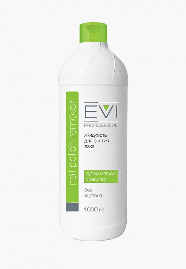

Средство для снятия лака EVI Professional, Прозрачный, без ацетона 1000 мл.