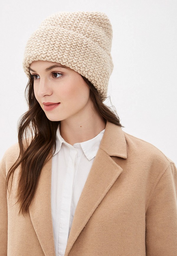шапка-бини. шапки женские зимние. модные шапки. шапка вязаная бежевая. шапка бруклин женская зимняя.