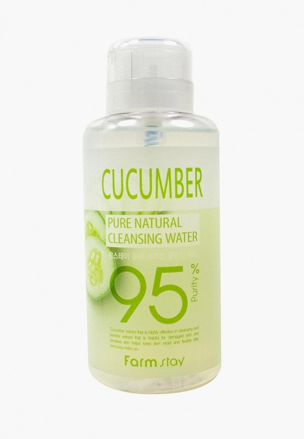 

Мицеллярная вода Farm Stay, Прозрачный, с экстрактом огурца, 500 мл
