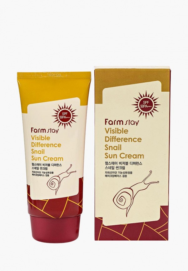 

Крем для тела Farm Stay, Солнцезащитный с экстрактом улитки SPF50 PA+++, 70 гр
