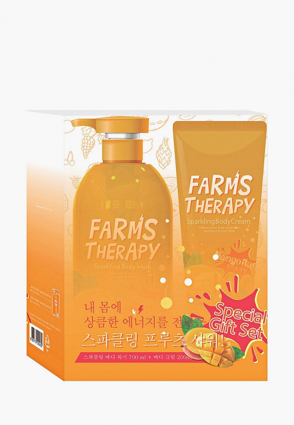 

Набор для ухода за телом Farms Therapy, Прозрачный, "МАНГО" (Гель д/душа 700мл+ Крем д/тела 200мл)