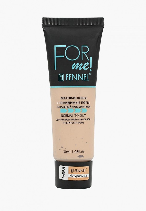 

Тональный крем Fennel, Бежевый, матовый "For Me" , тон натуральный 30 мл