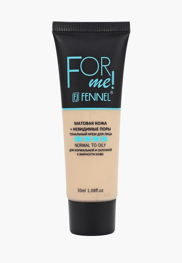 

Тональный крем Fennel, Бежевый, матовый "For Me", тон лайт 30 мл