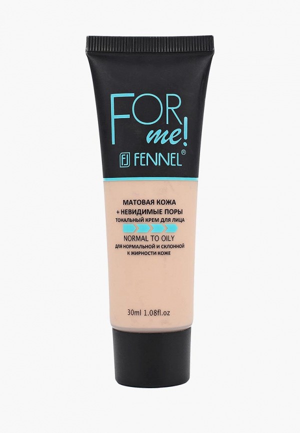 

Тональный крем Fennel, Бежевый, матовый "For Me", тон медиум 30 мл