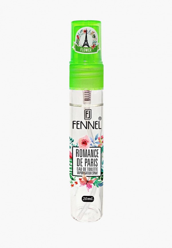 

Туалетная вода Fennel, Прозрачный, "Romance De Paris" FLOWER 20 мл