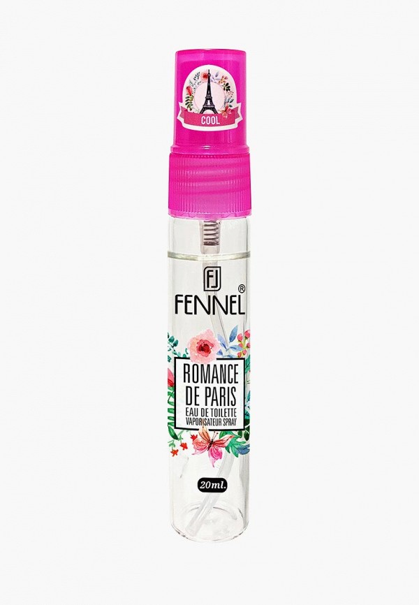 

Туалетная вода Fennel, Прозрачный, "Romance De Paris" COOL 20 мл