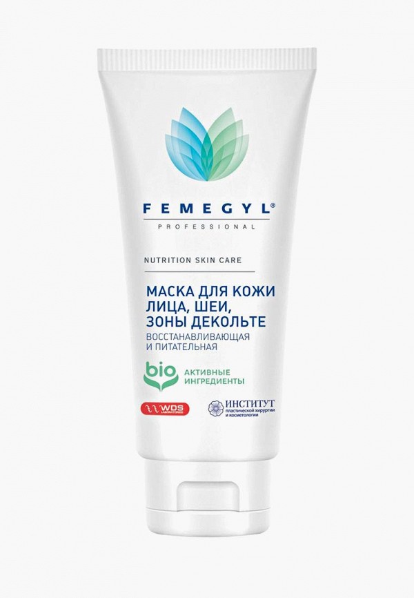 

Маска для лица Femegyl, Прозрачный, шеи и зоны декольте. Восстанавливающая и питательная, 30 МЛ