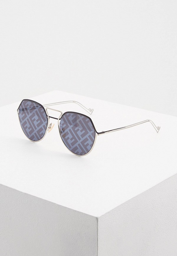 

Очки солнцезащитные Fendi, Серебряный, FF M0073/S 010