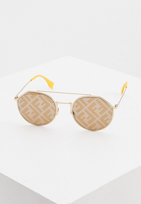 

Очки солнцезащитные Fendi, Золотой, FF M0021/S DYG