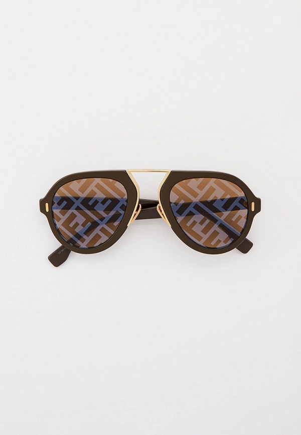 

Очки солнцезащитные Fendi, Коричневый, FF M0104/S 09Q