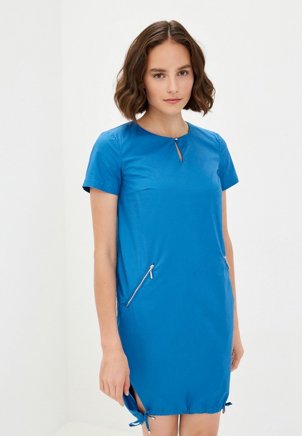 Платье Finn Flare синий S18-32035 FI001EWKBMK6