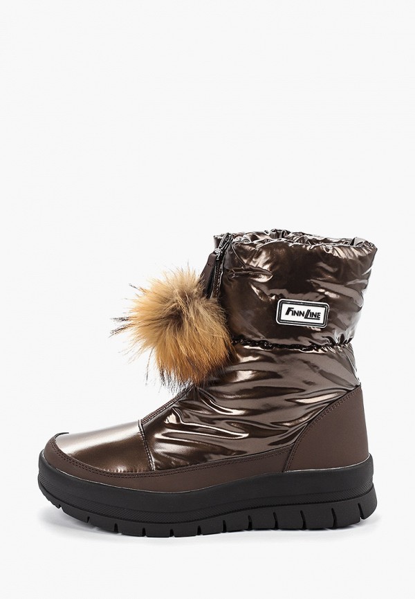 

Дутики Finn Line, Коричневый
