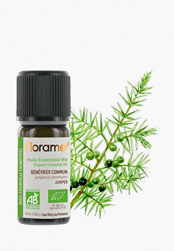 

Масло для тела Florame, Прозрачный, эфирное Можжевельник 10 мл