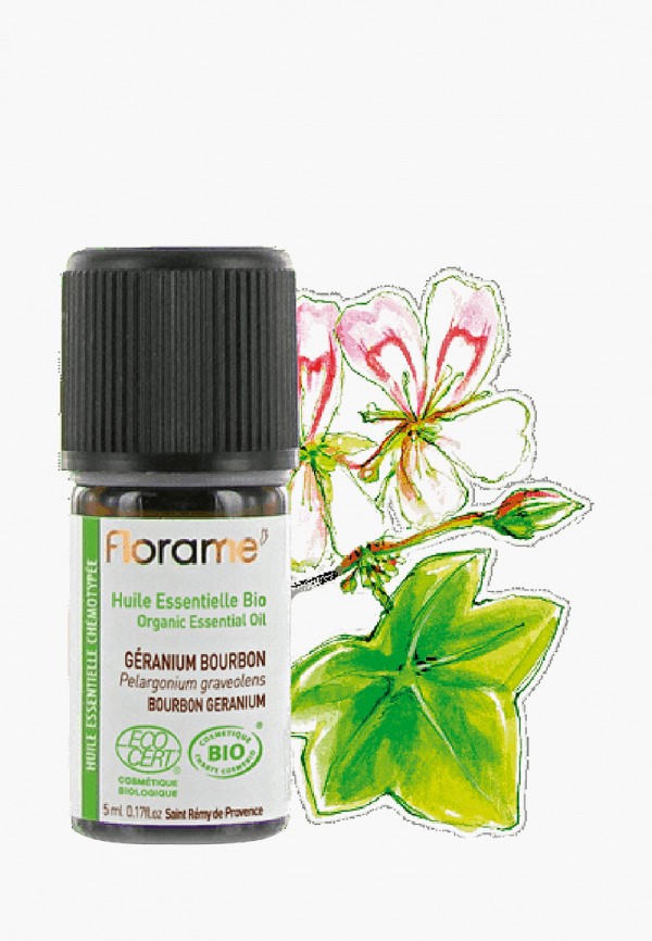 

Масло для тела Florame, Прозрачный, эфирное "Герань бурбон"
